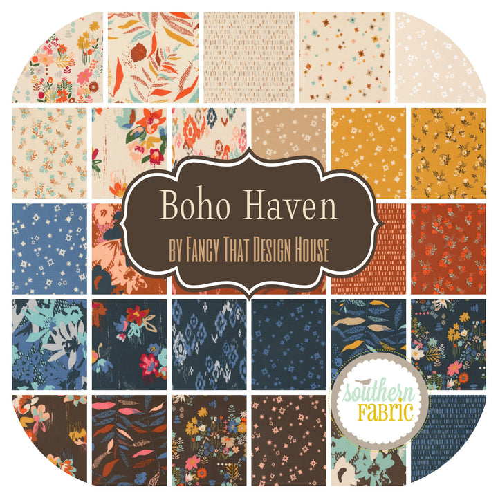 Boho Haven - Fat Quarter Bundle (29 pcs) by Fancy That Design House for Moda