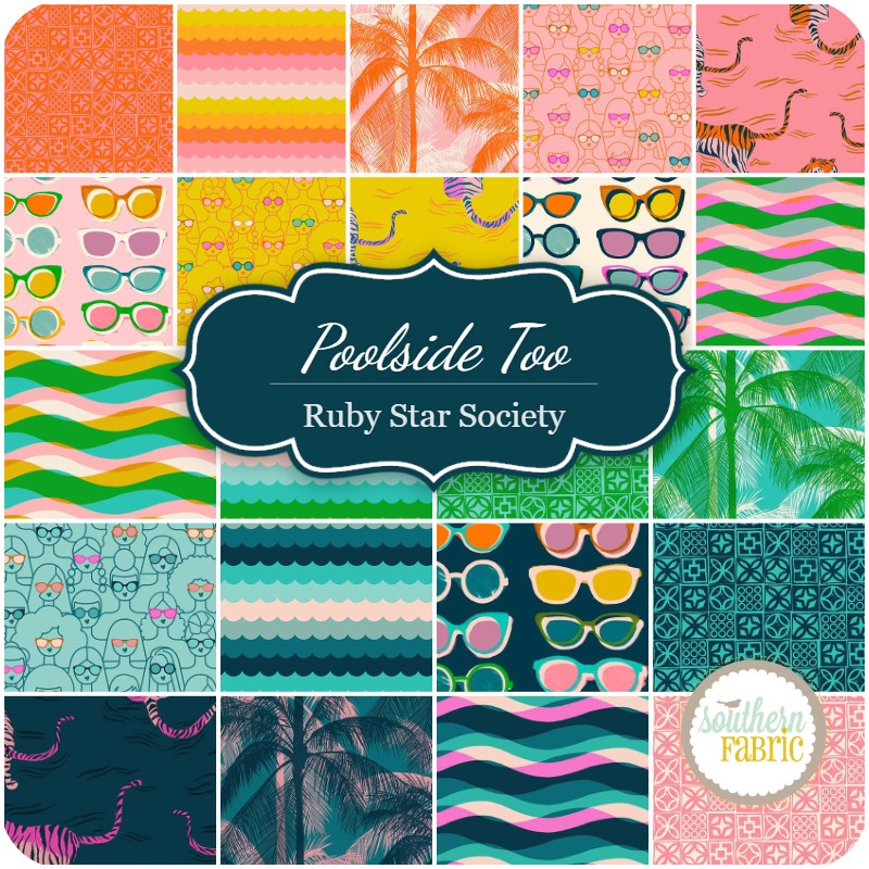 Poolside Too - Layer Cake (42 pcs) by Ruby Star Society for Moda