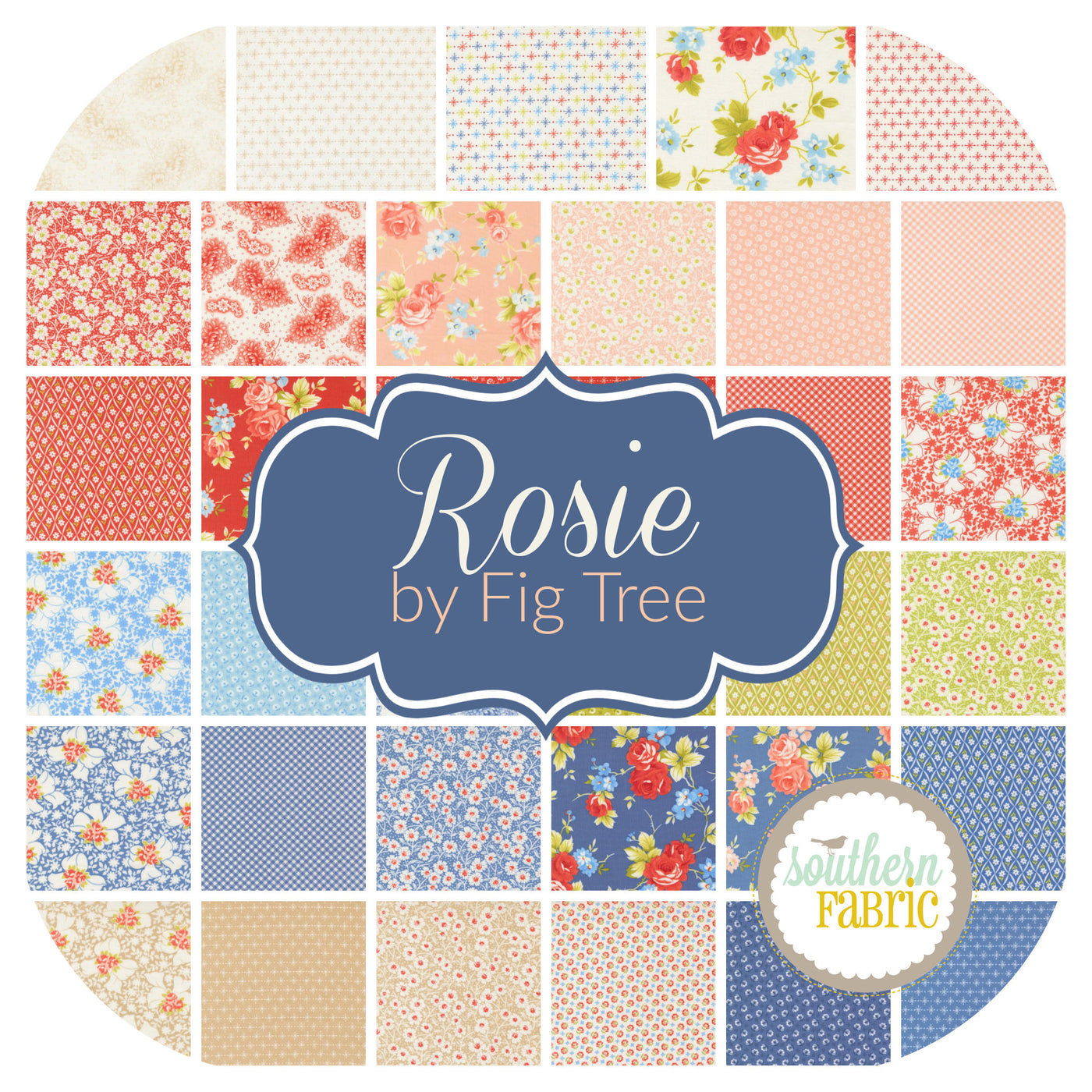 Fig Tree | Rosie - Layer Cake | Moda | Southern Fabric