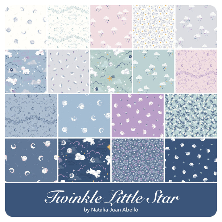 Twinkle Little Star - Layer Cake (42 pcs) by Natàlia Juan Abelló for Riley Blake