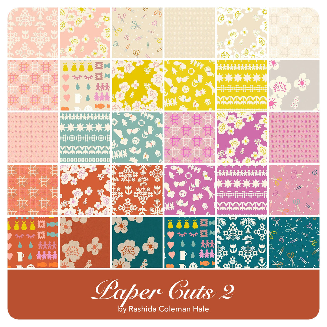 Paper Cuts 2 - Jelly Roll (40 pcs) by Rashida Coleman Hale for Ruby Star Society