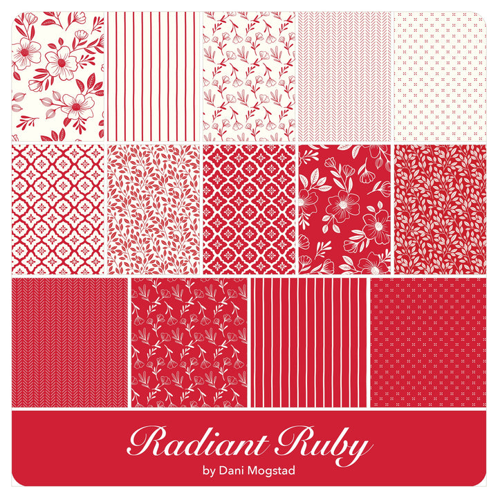 Radiant Ruby - Fat Quarter Bundle (14 pcs) by Dani Mogstad for Riley Blake