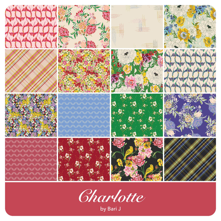 Charlotte - Fat Quarter Bundle (16 pcs) by Bari J for Art Gallery Fabrics