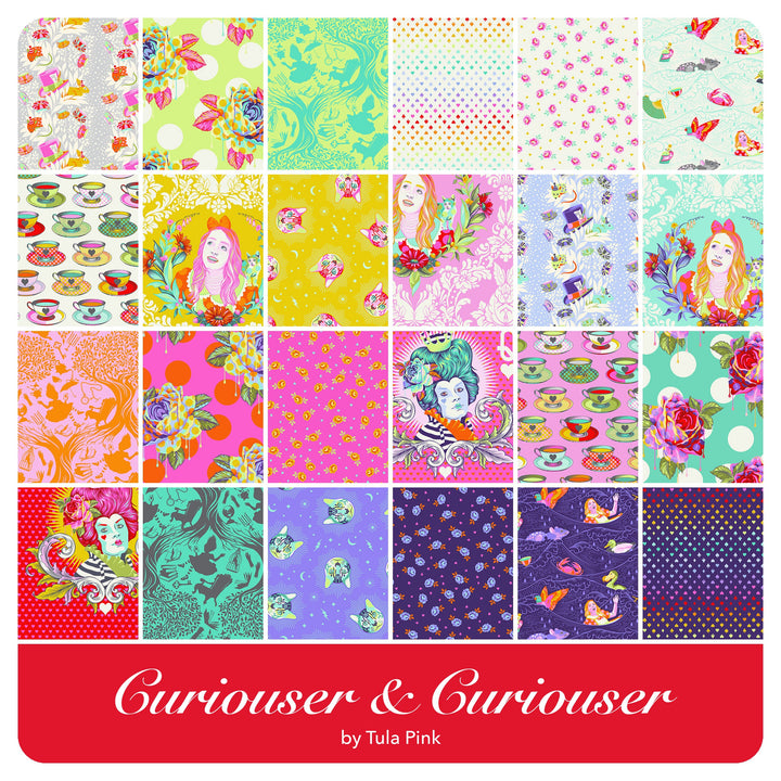 Curiouser and Curiouser - Fat Quarter Bundle (25 pcs) by Tula Pink for Free Spirit