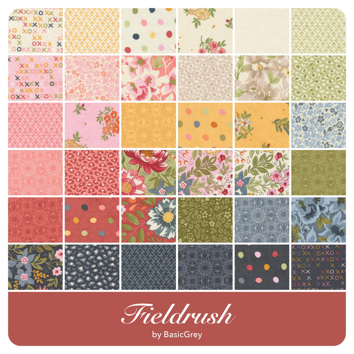 Fieldrush - Layer Cake (42 pcs) by BasicGrey for Moda