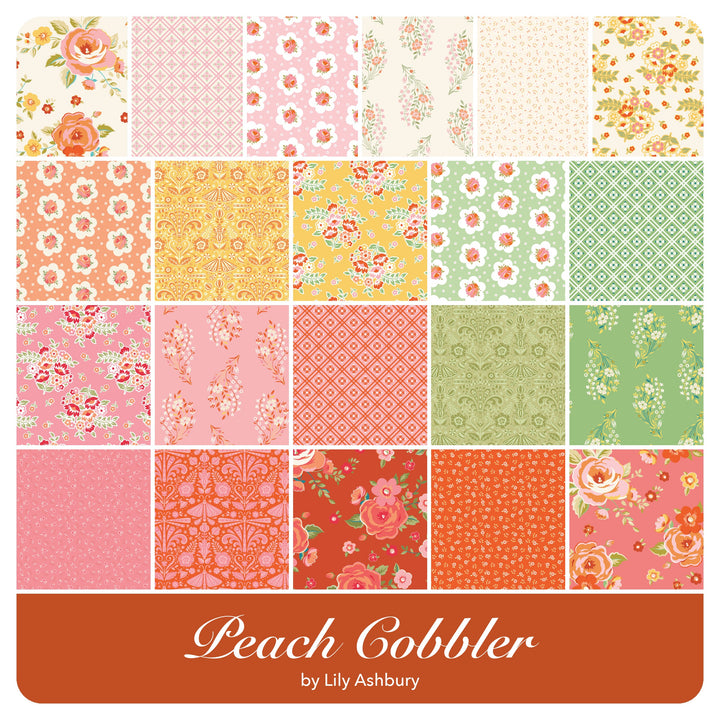 Peach Cobbler - Fat Quarter Bundle (21 pcs) by Lily Ashbury for Riley Blake