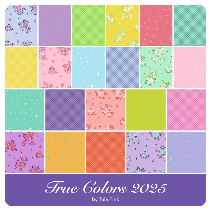 True Colors 2025 - Fat Quarter Bundle (28 pcs) by Tula Pink for Free Spirit