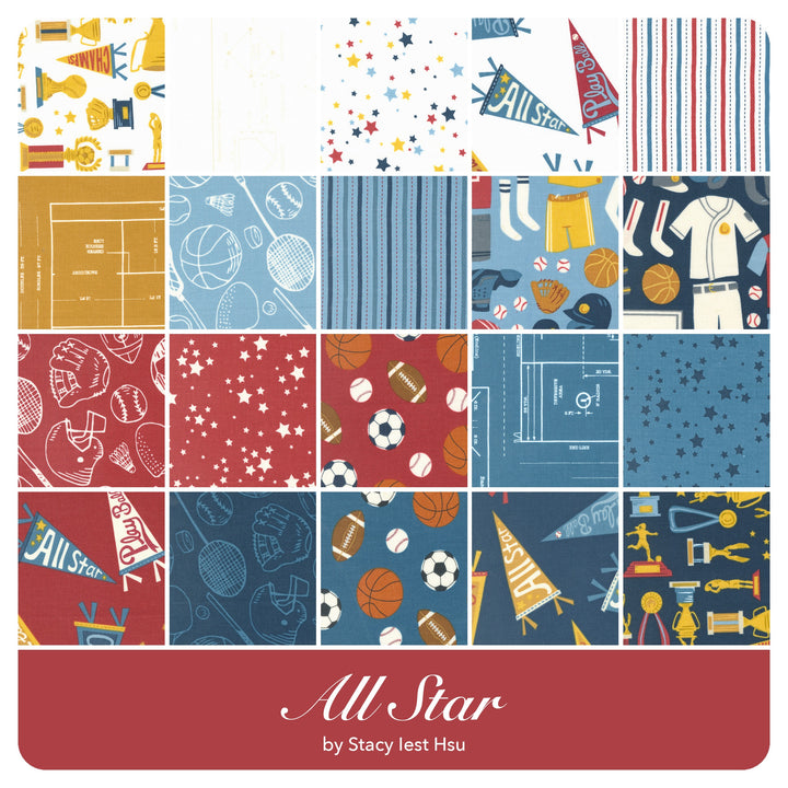 All Star - Jelly Roll (40 pcs) by Stacy Iest Hsu for Moda