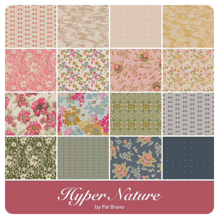 Hyper Nature - Fat Quarter Bundle (16 pcs) by Pat Bravo for Art Gallery Fabrics