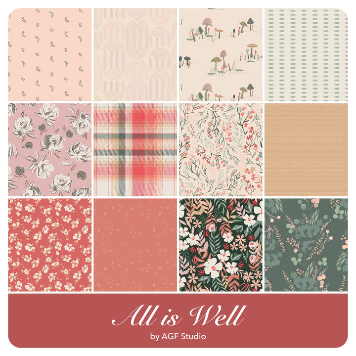 All is Well - Fat Quarter Bundle (12 pcs) by AGF Studio for Art Gallery Fabrics