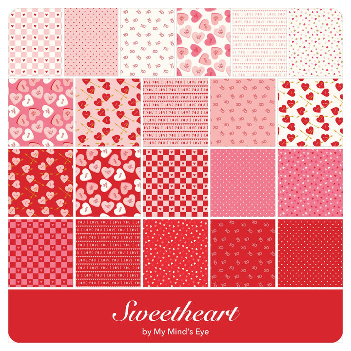 Sweetheart - Layer Cake (42 pcs) by My Mind&