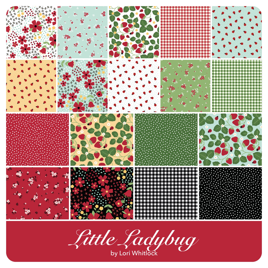 Little Ladybug - Jelly Roll (40 pcs) by Lori Whitlock for Riley Blake