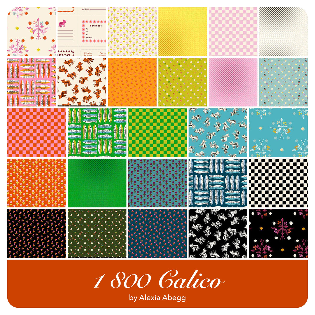 1 800 Calico - Jelly Roll (40 pcs) by Alexia Abegg for Moda