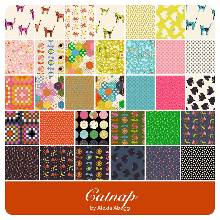 Catnap - Layer Cake (42 pcs) by Alexia Abegg for Ruby Star Society