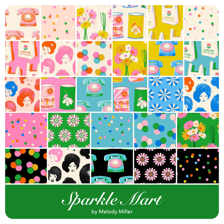 Sparkle Mart - Jelly Roll (40 pcs) by Melody Miller for Moda