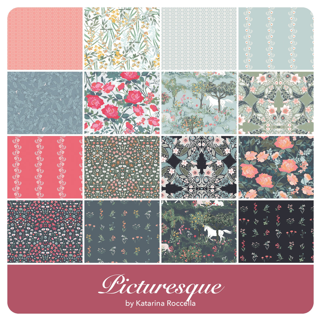 Picturesque - Fat Quarter Bundle (16 pcs) by Katarina Roccella for Art Gallery Fabrics