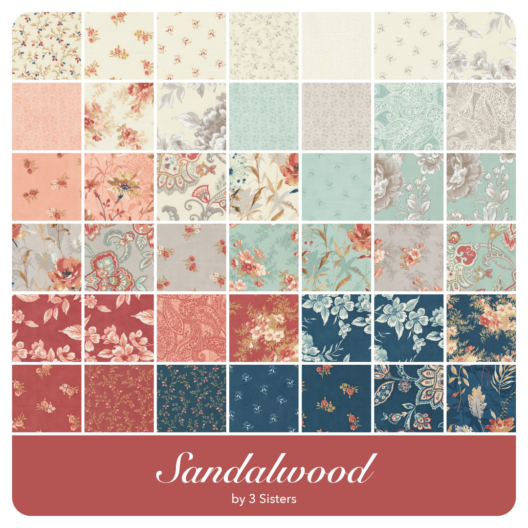 Sandalwood - Fat Quarter Bundle (38 pcs) by 3 Sisters for Moda
