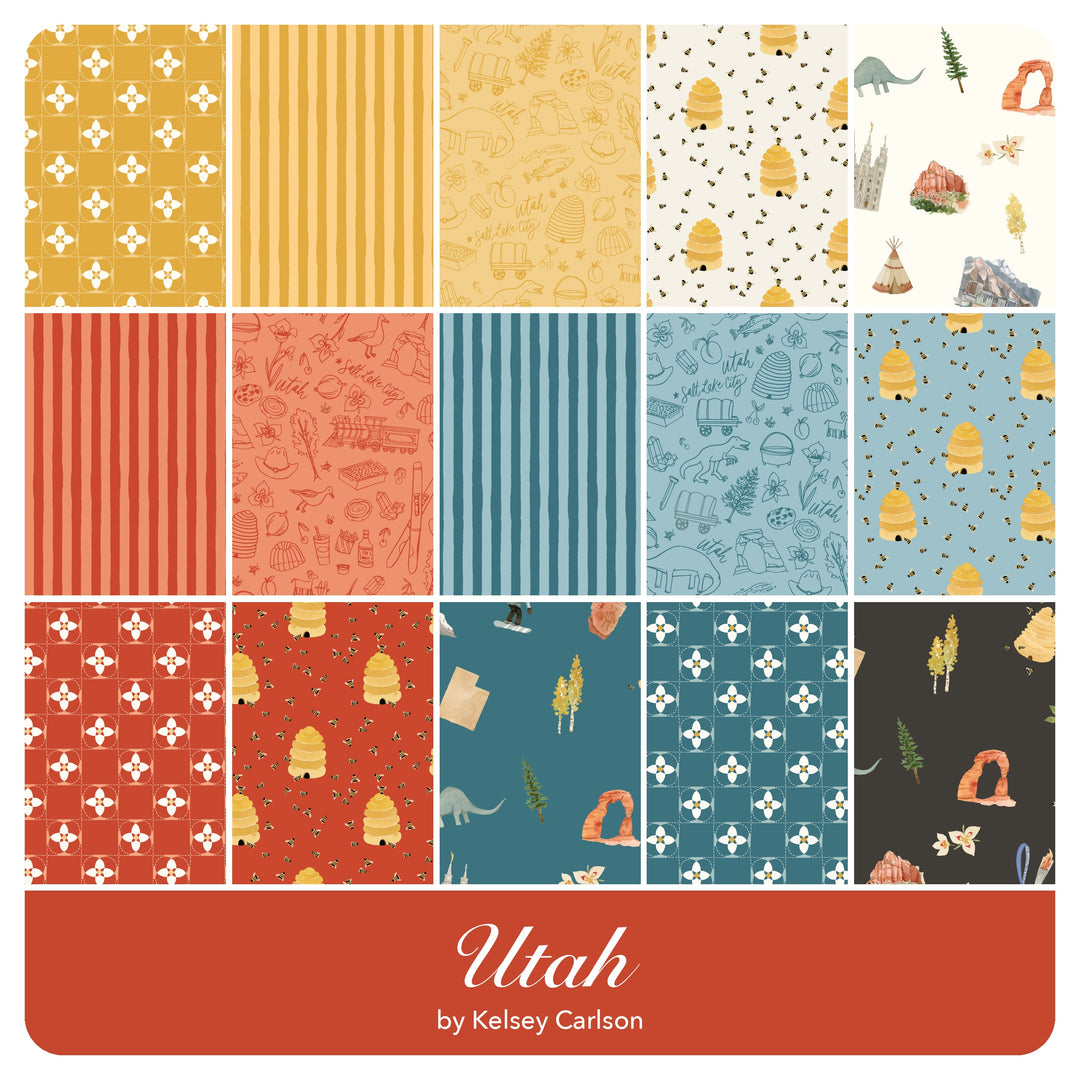 Utah - Fat Quarter Bundle (15 pcs) by Kelsey Carlson for Riley Blake