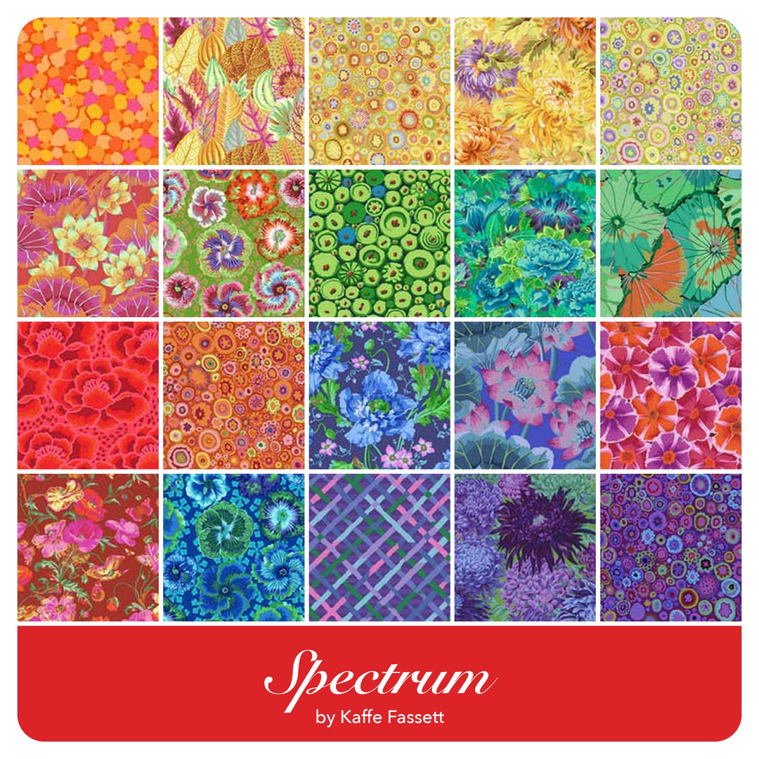 Kaffe Classics Spectrum Colorway - Layer Cake (42 pcs) by Kaffe Fassett for Free Spirit