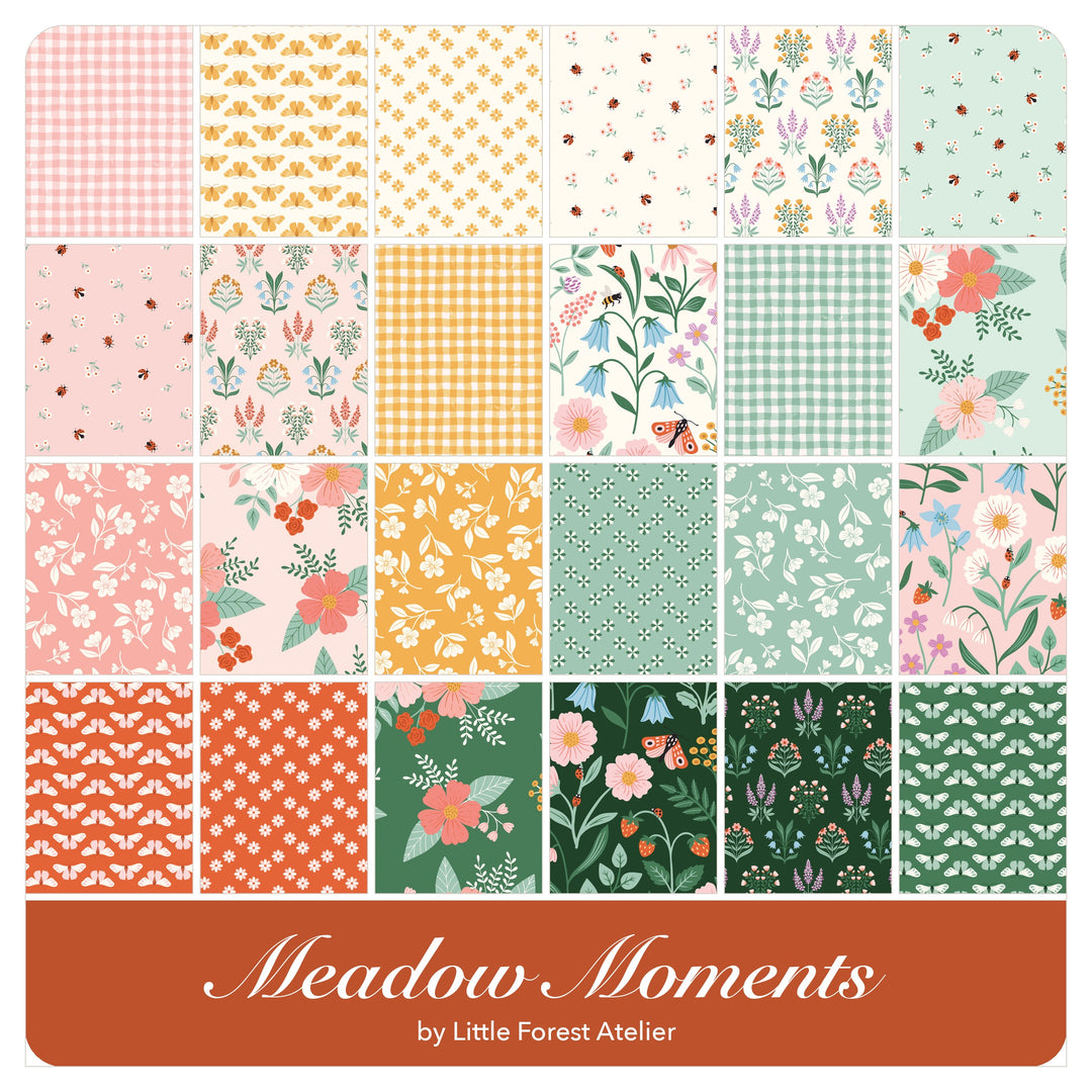 Meadow Moments - Fat Quarter Bundle (24 pcs) by Little Forest Atelier for Riley Blake