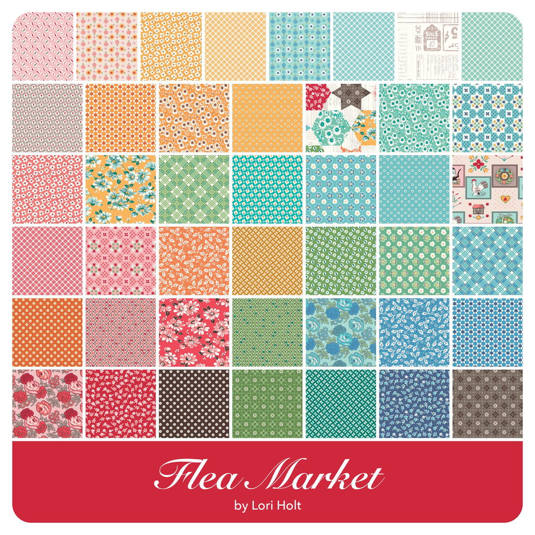 Flea Market - Fat Quarter Bundle (25 pcs) by Lori Holt for Riley Blake