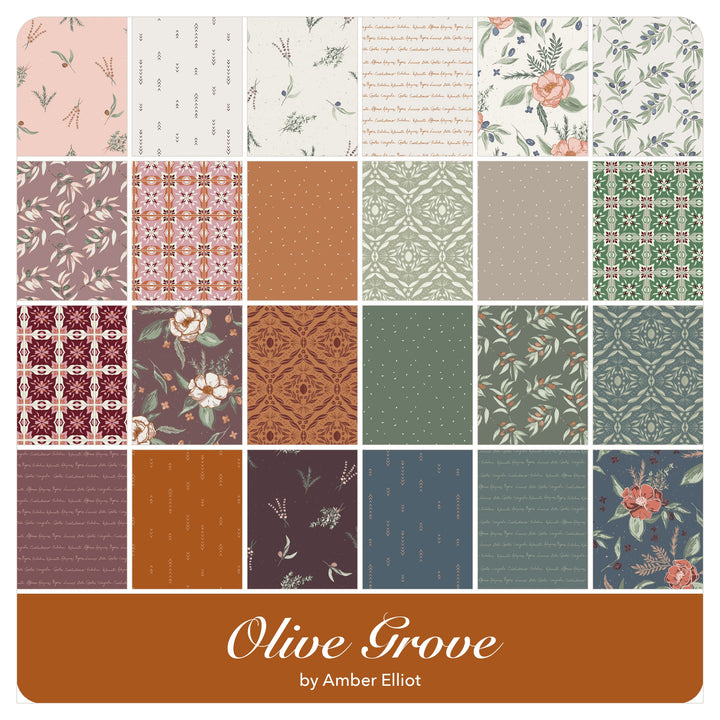 Olive Grove - Layer Cake (42 pcs) by Amber Elliot for Riley Blake
