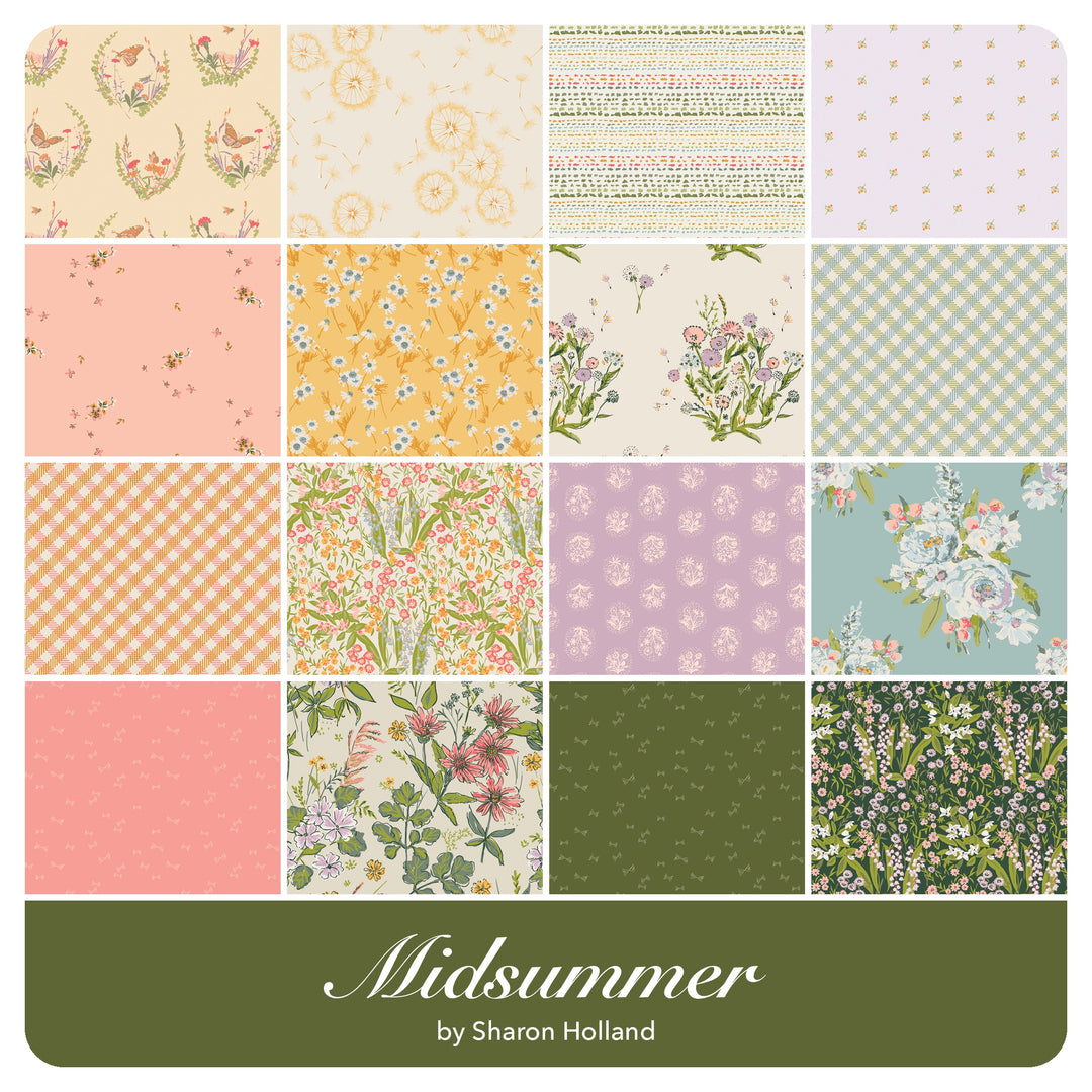 Midsummer - Fat Quarter Bundle (16 pcs) by Sharon Holland for Art Gallery Fabrics