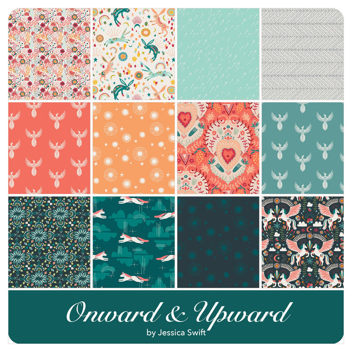 Onward &amp; Upward - Fat Quarter Bundle (12 pcs) by Jessica Swift for Art Gallery Fabrics