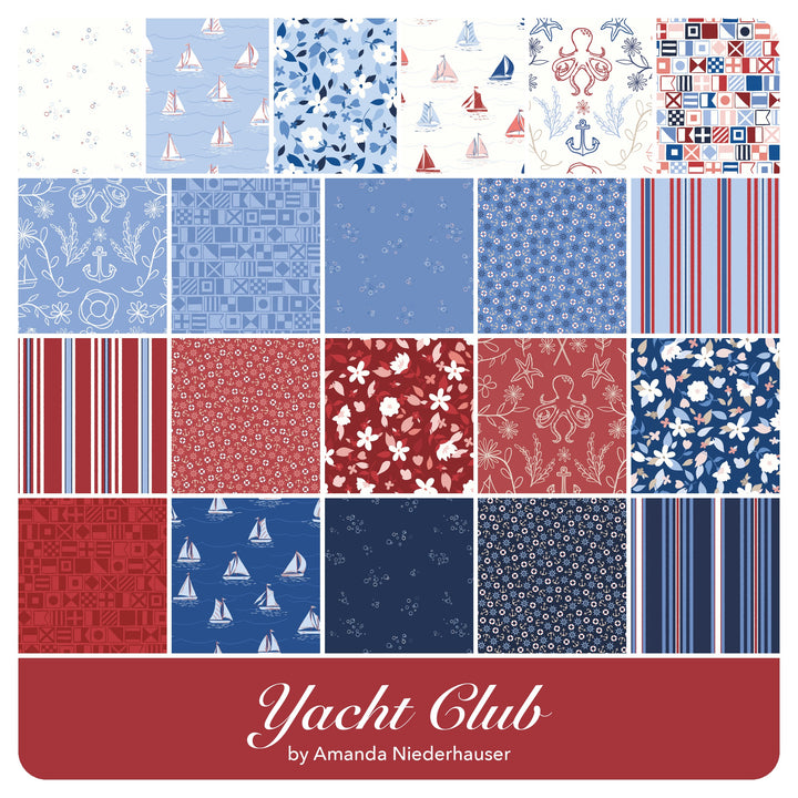 Yacht Club - Layer Cake (42 pcs) by Amanda Niederhauser for Riley Blake
