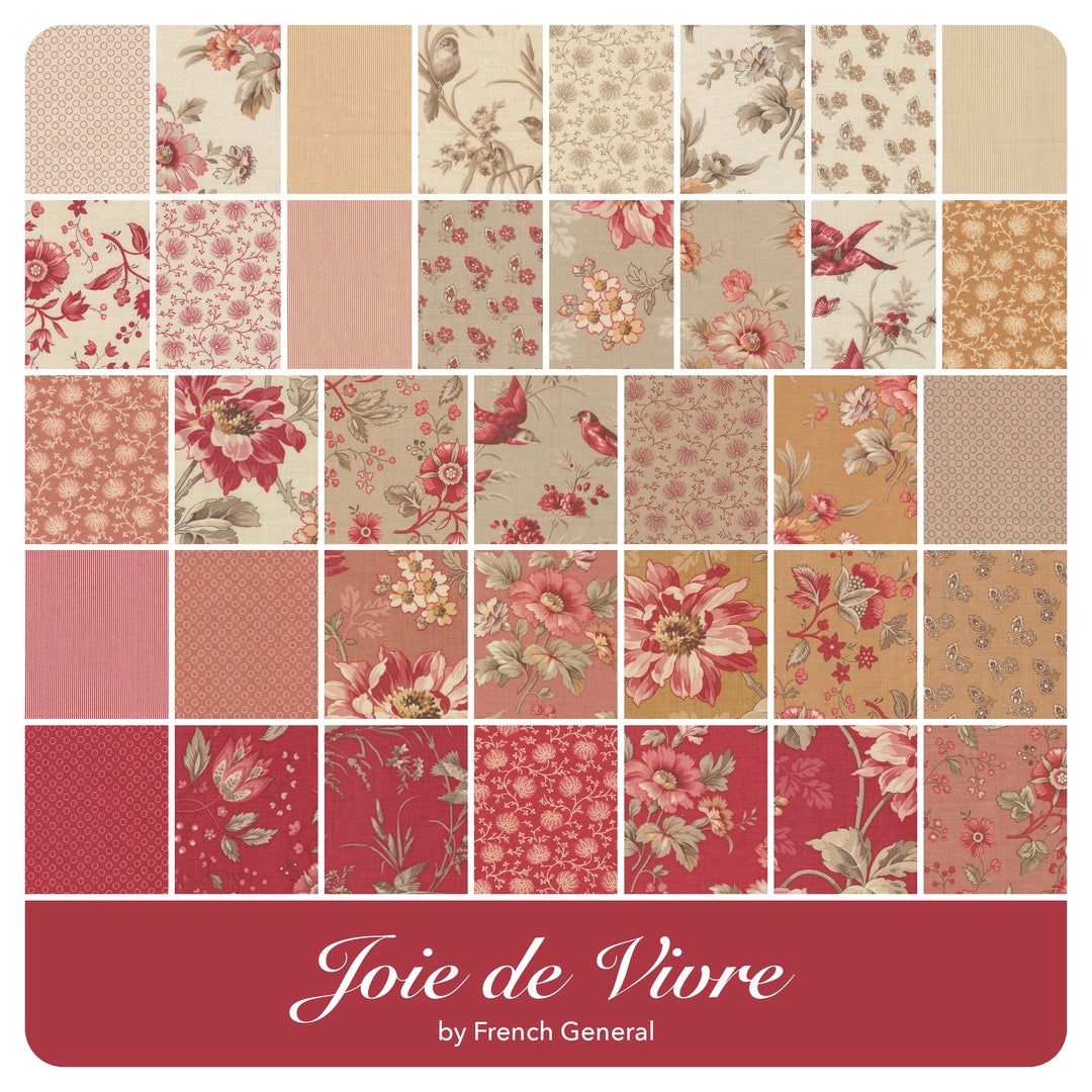Joie De Vivre - Fat Quarter Bundle (40 pcs) by French General for Moda