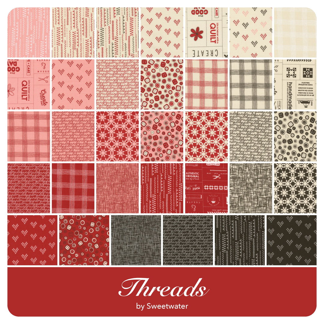 Threads - Fat Quarter Bundle (34 pcs) by Sweetwater for Moda