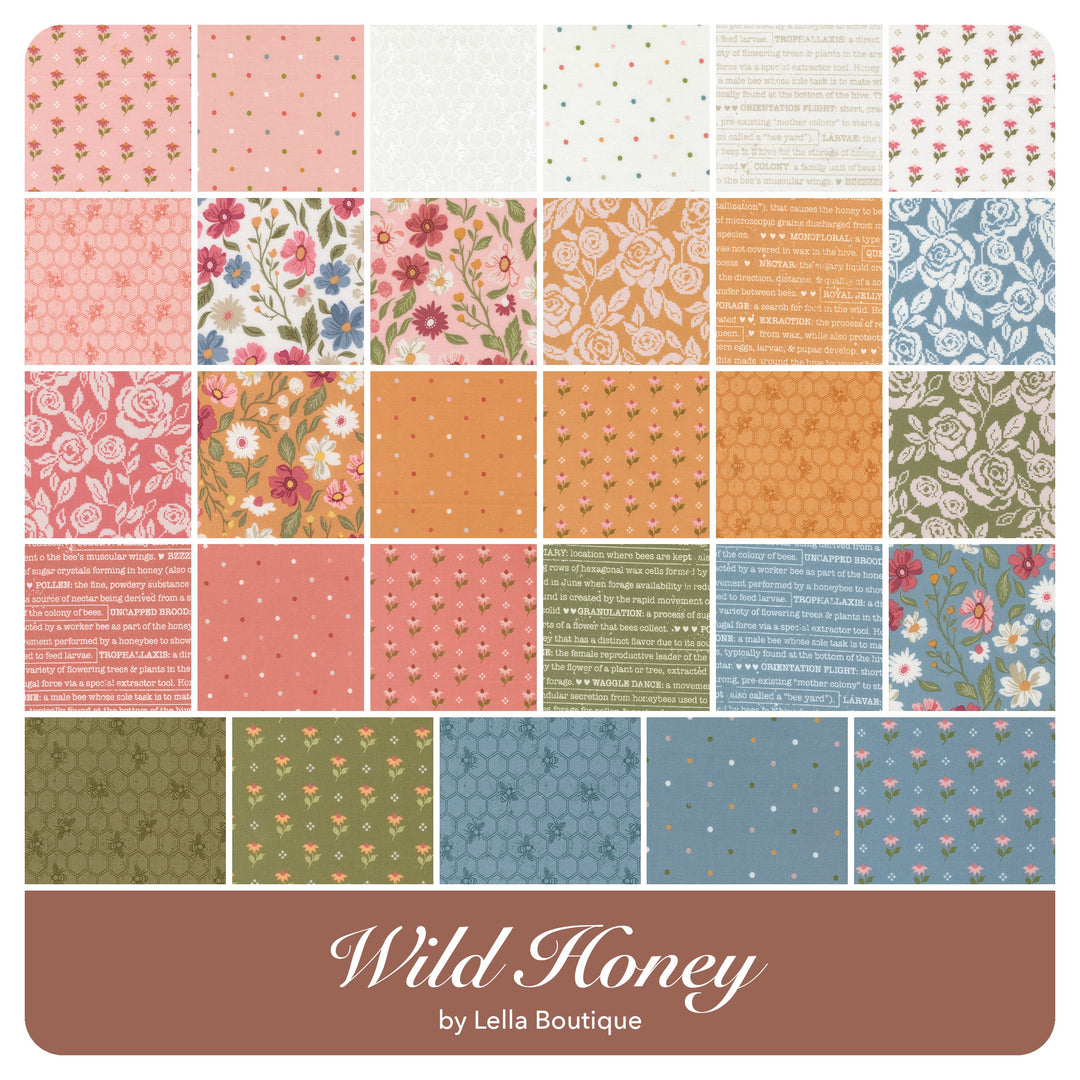 Wild Honey - Fat Quarter Bundle (30 pcs) by Lella Boutique for Moda