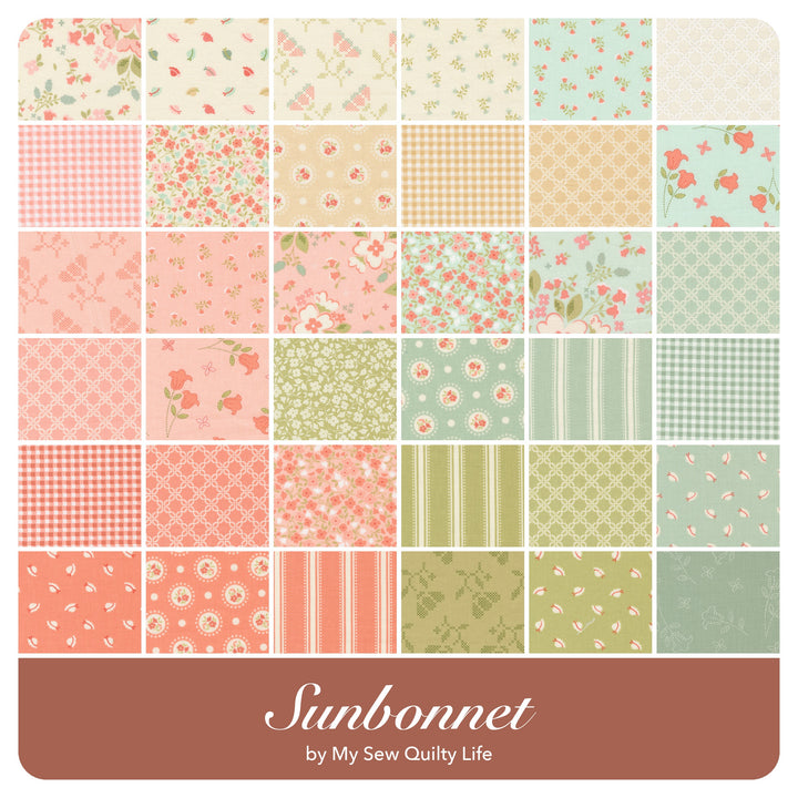 Sunbonnet - Fat Eighth Bundle (37 pcs) by My Sew Quilty Life for Moda