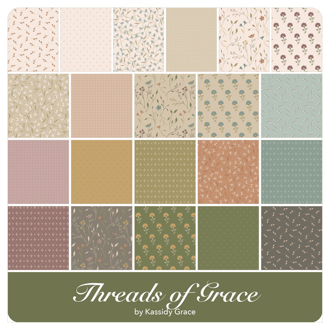 Threads of Grace - Layer Cake (42 pcs) by Kassidy Grace for Riley Blake