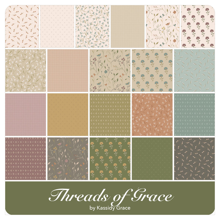 Threads of Grace - Layer Cake (42 pcs) by Kassidy Grace for Riley Blake