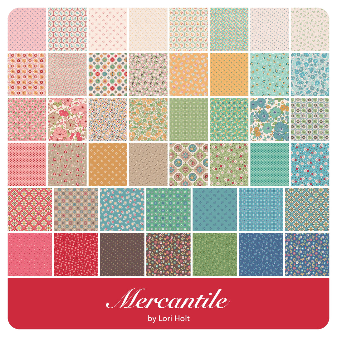 Mercantile - Fat Eighth Bundle (46 pcs) by Lori Holt for Riley Blake
