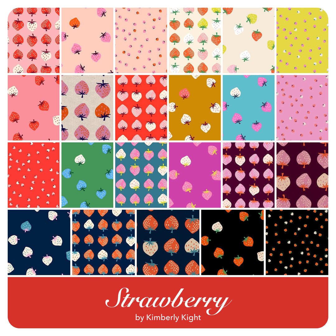 Strawberry - Fat Quarter Bundle (20 pcs) by Kimberly Kight for Ruby Star Society