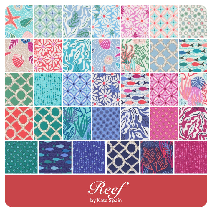 Reef - Fat Quarter Bundle (34 pcs) by Kate Spain for Moda