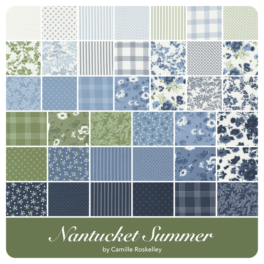 Nantucket Summer - Mini Charm Pack (42 pcs) by Camille Roskelley for Moda