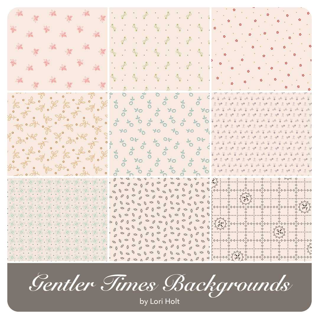 Gentler Times Backgrounds - Layer Cake (42 pcs) by Lori Holt for Riley Blake