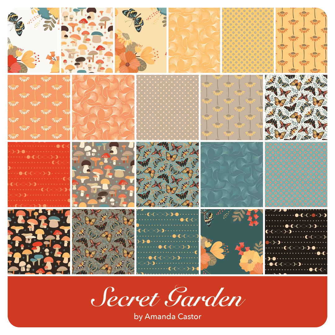 Secret Garden - Layer Cake (42 pcs) by Amanda Castor for Riley Blake