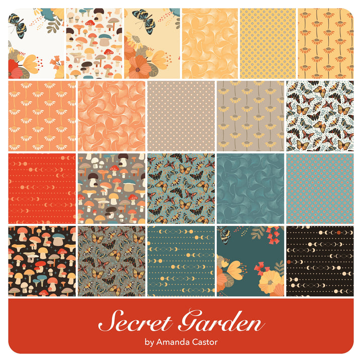 Secret Garden - Layer Cake (42 pcs) by Amanda Castor for Riley Blake
