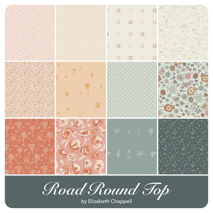 Road Round Top - Fat Quarter Bundle (12 pcs) by Elizabeth Chappell for Art Gallery Fabrics