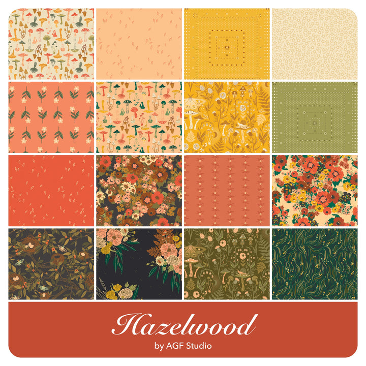 Hazelwood - Fat Quarter Bundle (16 pcs) by AGF Studio for Art Gallery Fabrics