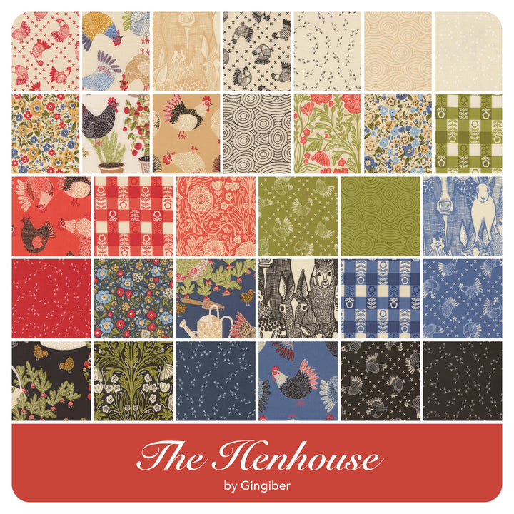 The Henhouse - Jelly Roll (40 pcs) by Gingiber for Moda