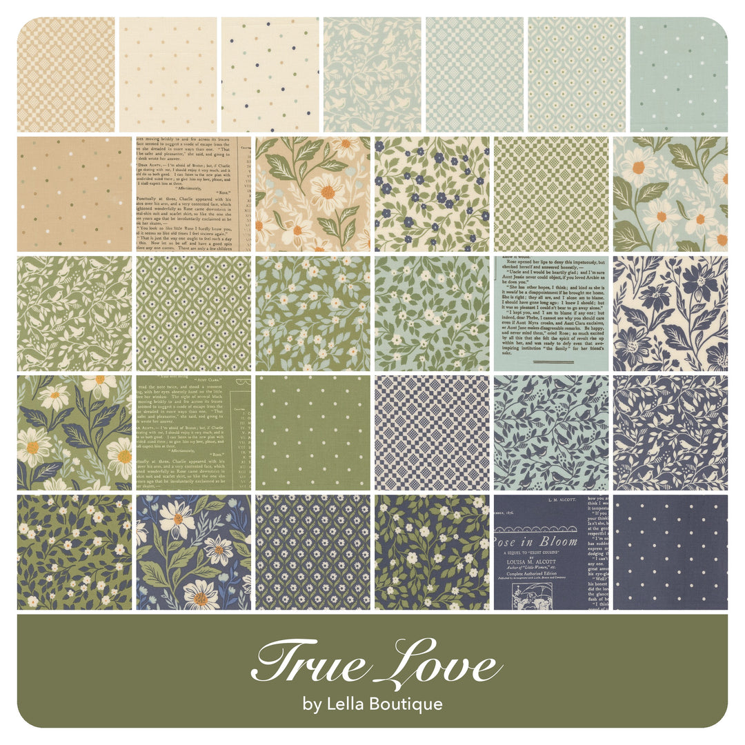 True Love - Fat Eighth Bundle (31 pcs) by Lella Boutique for Moda
