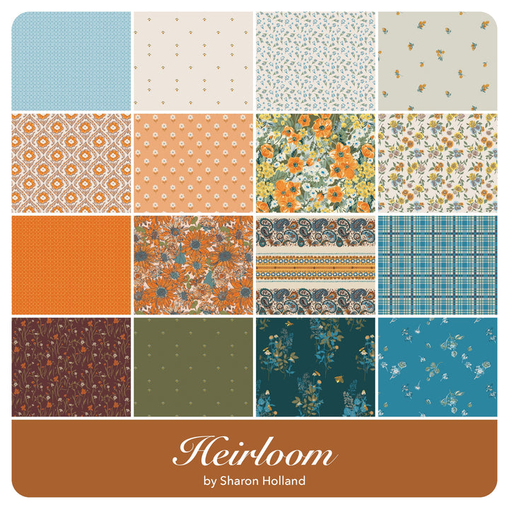 Heirloom - Fat Quarter Bundle (16 pcs) by Sharon Holland for Art Gallery Fabrics