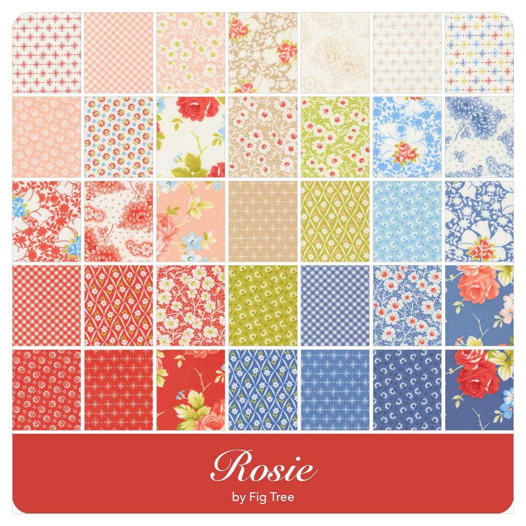 Rosie - Jelly Roll (40 pcs) by Fig Tree for Moda