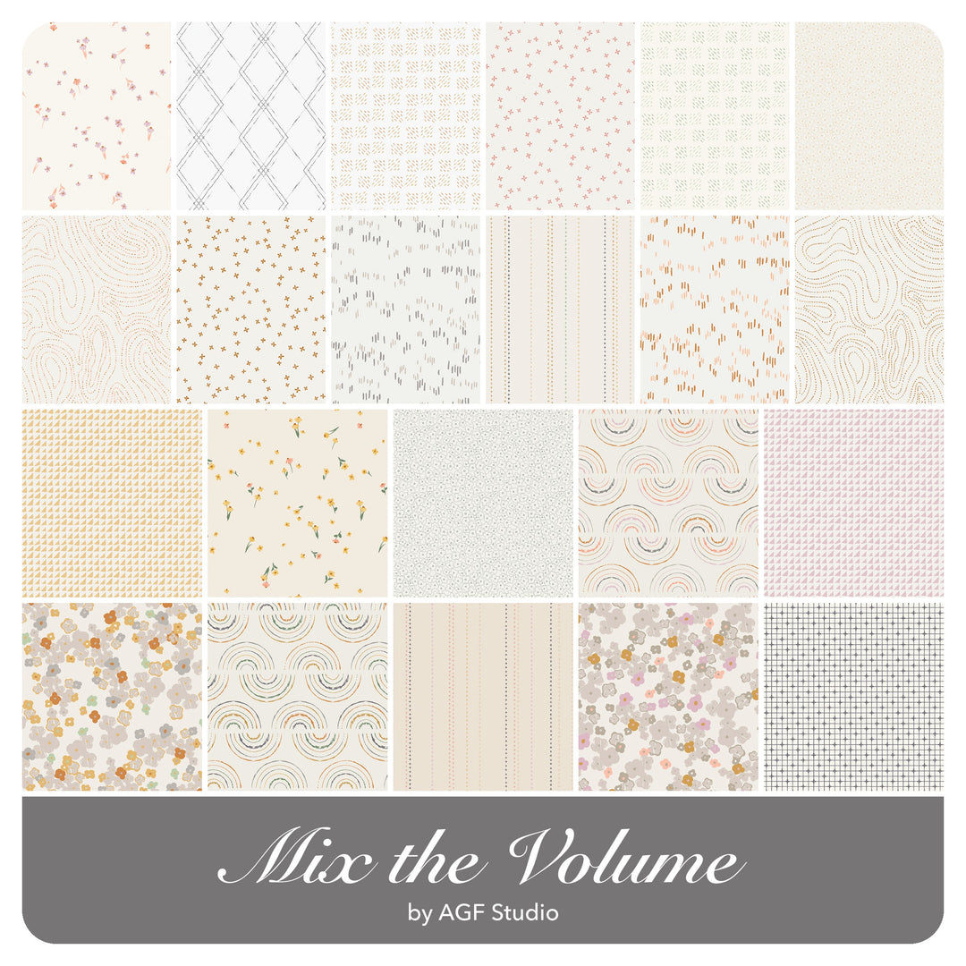 Mix the Volume - Fat Quarter Bundle (22 pcs) by AGF Studio for Art Gallery Fabrics