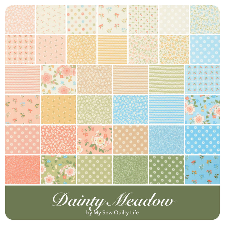 Dainty Meadow - Fat Eighth Bundle (40 pcs) by My Sew Quilty Life for Moda